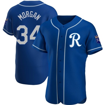 Eli Morgan Men's Authentic Kansas City Royals Royal Alternate Jersey