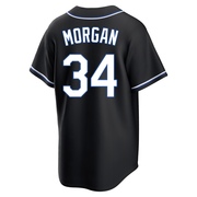 Eli Morgan Men's Replica Kansas City Royals Black Fashion Out Jersey
